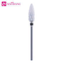 MAOHANG 1PCS Ceramic Nail Drill Bit 3/32" Rotate Burr Nail Mill Cutter For Manicure Pedicure Tools Electric Nail Drill Accessory 2024 - buy cheap