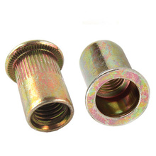 M3 M4 M5 M6 M8 M10  M12 304 Color zinc rivet nut rivet  flat head rivet nuts pull mother 2024 - buy cheap