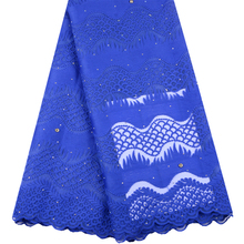 Nueva moda Material de seda de leche tela de encaje africano con piedras blanco puro nigeriano Gupure telas de encaje para mujer vestido F1504 2024 - compra barato