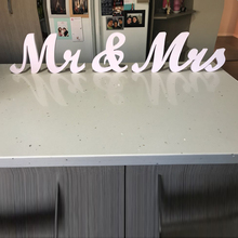 Mr. & Mrs. letters wedding table decoration  freestanding  Mr and Mrs signs for sweetheart table 2024 - buy cheap