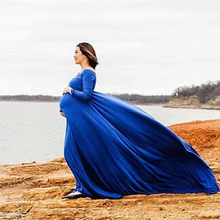 Cotton Pregnant Dresses For Women Maxi Maternity Gown Clothes For Photo Shoots 2019 Maternity Pregnancy Dress Photography Props 2024 - buy cheap
