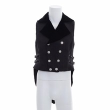 Cosplaydiy-Chaleco elegante para hombre, traje gótico de caballero inglés del siglo 18, estilo aristogato, Romeo, esmoquin de escenario, L0516 2024 - compra barato