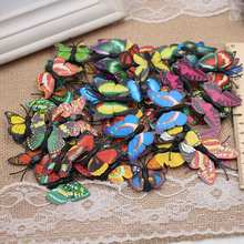 Pegatinas de pared de mariposas para decoración del hogar, imanes creativos de PVC para habitación de niños, 10 unids/lote 2024 - compra barato