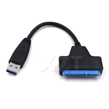 USB 3.0 to SATA 3 22 Pin Adapter Cable 2.5 Inch Hard Disk Driver External SSD HDD Adapter Cable Converter Super Speed Sata III 2024 - buy cheap
