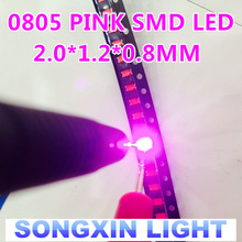 500PCS 0805 2012 SMD/SMT Surface Mount Pink Ultra Bright LED SMD 2.0*1.2*0.8MM Light Emitting Diode LED Diode Lamp 2024 - buy cheap