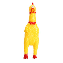 Pollo de cuello largo con ventilación divertida, juguete de sonido para apretar, chillón, bonito regalo para niños 2024 - compra barato