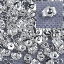 1000 unids/lote de joyería estampada de Plata de Ley 925 auténtica, accesorios pendientes de botón 2024 - compra barato