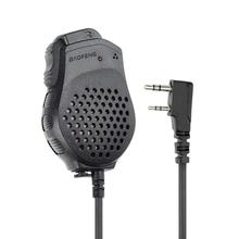 Alto-falante quente microfone microfone duplo ptt baofeng walkie talkie para UV-82 82 uv 5r para kenwood ptt alto-falante wouxun rádio em dois sentidos 2024 - compre barato