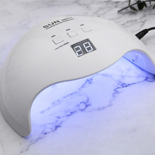 SUNX9-Lámpara de uñas LED UV, secador de uñas para geles, esmalte de curado con temporizador de 30s/60s/99s, herramientas de uñas rápidas, 48W, 21 LED 2024 - compra barato