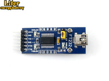 Плата USB UART FT232 (mini), модуль FT232RL, FT232, USB 3,3 В, 5 В в, модуль последовательного адаптера TTL, мини-порт USB FT232RL 2024 - купить недорого