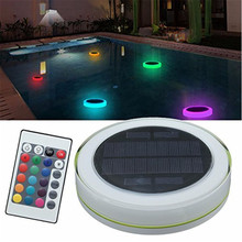 BEIAIDI 2pcs 16 Colors Led Underwater Light Solar Swimming Pool Floating Light Outdoor Pond Fountain Pool Party Decoration Lamp 2024 - buy cheap