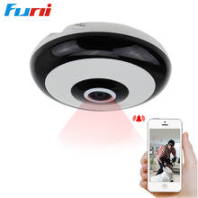 Funi 1.3MP 3D VR Wifi IP Camera Wi-fi 360 Degree Camera IP Fisheye Panoramic 960P Wifi IP Cam   Wireless Video Camera TF Card 2024 - buy cheap