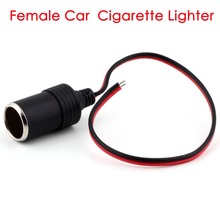 Car Cigarette Lighter Charger cable Female Socket Plug Connector Adapter hot selling 2024 - buy cheap