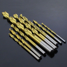 Broca giratoria de acero de alta velocidad, vástago recto de Metal, madera y plástico recubierto de titanio, HSS, 6,6mm, 6,7mm, 6,8mm, 6,9mm, 7mm, 7,1mm, 7,2mm 2024 - compra barato
