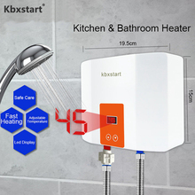 5500W Kitchen/Bathroom Wall Mounted Water Heater Instant Tankless Electric Hot Water Heater Thermostat Fast Heating 110V/220V 2024 - buy cheap