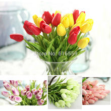 3pcs/lot Tulip Artificial Flower PU Mini Artificial Bouquet Real Touch Flowers For Home Decoration Wedding Decorative Flowers 2024 - buy cheap