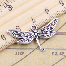 20pcs Charms Dragonfly 31x18mm Tibetan Pendants Crafts Making Findings Handmade Antique Jewelry DIY For Necklace 2024 - buy cheap