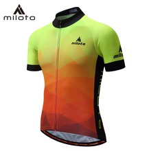 MILOTO Mountain Bike Cycling Jersey Shirt Summer Breathable Cycling Clothing Pro riding Team MTB road Bicycle Jersey shirts 2024 - buy cheap