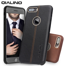 QIALINO Case for iPhone 7 Genuine Leather Back  Luxury Cover Case for Apple iPhone plus 7 Slim Fashion phone case 4.7/5.5 inch 2024 - buy cheap