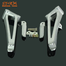 Rear footpegs Foot pegs Footrest Pedals Bracket For YAMAHA YZF R1 2009 2010 2011 2012 2013 2014 09 10 11 12 13 14 Motorcycle 2024 - buy cheap