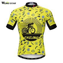 Weimostar Bike Team Racing Cycling Jersey Shirt Maillot Ciclismo Summer Uniform mtb Bike Jersey Quick Dry Sport Cycling Clothing 2024 - buy cheap