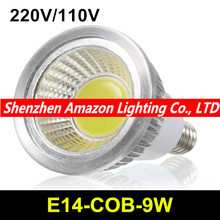 4 шт. супер мощность COB чипы светодиодные лампы AC 220 В/110 в E14 светодиодные лампы 9 Вт высокий световой прожектор 2024 - купить недорого