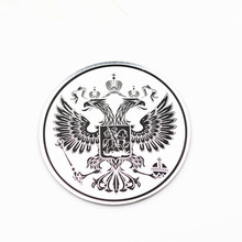 3D Car Aluminum Coat of arms of Russia car body metal sticker Russian Eagle Decoration for Lada kia Renault Vw Hyundai Chevrolet 2024 - buy cheap