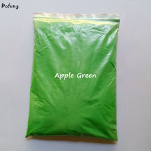 Pigmento de polvo perlada para pintura e impresión, 500 g/bolsa, pigmento de Mica verde de manzana 2024 - compra barato