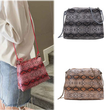 Small Crossbody Bag For Women Fashion Snake PU Leather Shoulder Bag Female Chain Messenger Bag Women Brand Bag Handbags Mujer 2024 - buy cheap