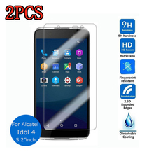 2PCS Tempered Glass For Alcatel One Touch Idol 4 Protective Film 9H Screen Protector Explosion-proof For OT 6055 6055D 2024 - buy cheap