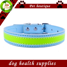 New Design Reflective Dog Collar Flashing Leather Collars For Dogs Safe Walking Small Pet Products Dog Supplies 2024 - buy cheap