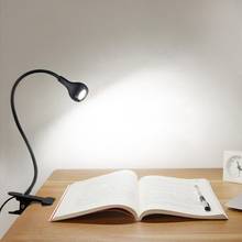 LED Desk Lamp USB Power Table Lamp with Clip Bedside Reading Book Night Light Clip Holder LED Study Lamp Table Light Home Decor 2024 - buy cheap