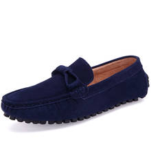 Big Size Comfortable Flock Men Shoes Casual Flats Full Grain Leather Shoes Anti Slip Men Shoes 2024 - buy cheap