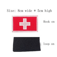 Switzerland Hook and loop backing Free shipping flag patch 8cm wide berne city bootall emblemas for/applique/sacador de rolament 2024 - buy cheap