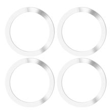 4PCS Universal Round Metal Rings for Magnetic Qi Wireless Charger Air Vent Magnet Car Mount Holder For iPhone Smart Phones 2024 - купить недорого