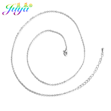Juya DIY Jewelry Supplies Handmade Copper Material Lobster Clasp Link Chains Accessories For Fashion Pendant Necklace Making 2024 - buy cheap
