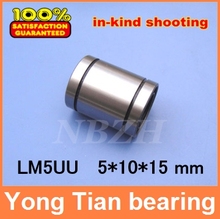 5mm caliber Standard linear bearings LM5UU / LB5UU 5*10*15 mm Linear Ball Bearing Bush Bushing 2024 - buy cheap