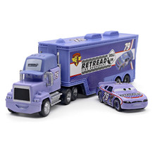 Disney Pixar Cars Lightning Mcqueen 2pcs No.79 Retread Mack Truck & Racer Diecast Metal Alloy And Plastic Modle Car Toys Gifts 2024 - buy cheap