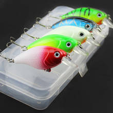 5pcs Fishing Lure Kit  Spinner Minnow Lures Isca Crankbait Baits Pesca Jia Head Fishing Hook Set In Fishing Gear Box 2024 - buy cheap