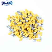 FDD5-250 Female Insulated Electrical Crimp Terminal for 4-6mm2 wire Connectors Cable Wire Connector 100PCS/Pack FDD 2024 - buy cheap