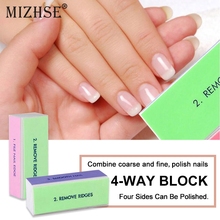 MIZHSE-Bloque de pulido de 4 vías para manicura, herramientas de esponja para manicura, Gel UV pulidor de, 1 Uds. 2024 - compra barato