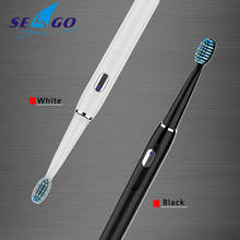 Seago Electric Toothbrush Sonic tooth brush USB Rechargeable Easy carry for women Teeth Whitening No big noise New Arrival SG551 2024 - buy cheap