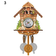 Antique Wooden Cuckoo Wall Clock Bird Time Bell Swing Alarm Watch Home Art Decor Dropshipping FAS 2024 - buy cheap