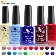 VENALISA Гель-лак для ногтей 7,5 мл Лак для ногтей 60 цветов дешевле цена Soak Off UV светодио дный LED гель лак для ногтей фабрика canni Fast Dry Primer Gel 2024 - купить недорого