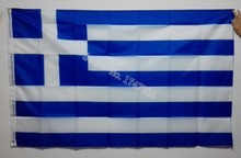 Bandera de Grecia bandera nacional de Europa en todo el mundo productos de venta caliente 3X5FT 150X90 CM Banner de metal de latón agujeros 2024 - compra barato