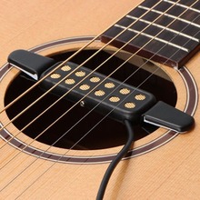 Irin 12 buracos guitarra elétrica acústica pegar transdutor amplificador clip-on som captador microfone fio 2024 - compre barato