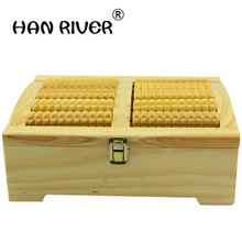 Foot massager Roller wooden Foot massage machine Home foot moxibustion box foot fumigator  H0092 2024 - buy cheap