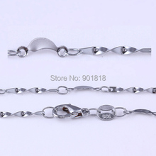 5 pcs/lot Moon Charms Link Chain Necklace Chrome Color Metal Bulk Chain With Lobster Clasps DIY Jewelry  F1711 2024 - buy cheap