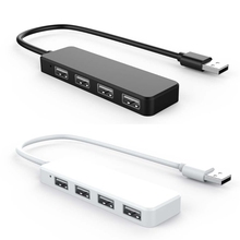 USB 2,0 4 порта концентратор удлинитель адаптер для ноутбука ПК компьютера зарядное устройство 2024 - купить недорого