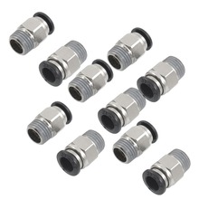 10Pcs 1/4" BSPT Male Thread To 8mm OD Tube Push In Joint Pneumatic Connector Quick Fittings 2024 - buy cheap